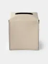 Giobagnara Ready Leather Tissue Box  Abask Luxury Gift In  Cream