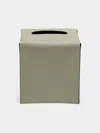 Giobagnara Ready Leather Tissue Box  Abask Luxury Gift In  Light Green