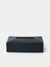 Giobagnara Ready Leather Tissue Box  Abask Luxury Gift In  Navy