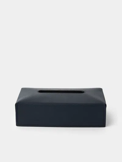 Giobagnara Ready Leather Tissue Box  Abask Luxury Gift In Black