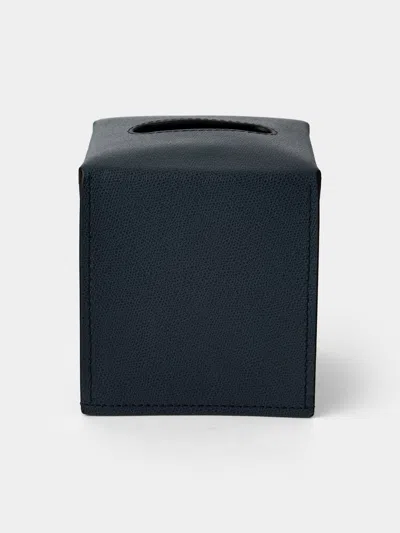 Giobagnara Ready Leather Tissue Box  Abask Luxury Gift In Black