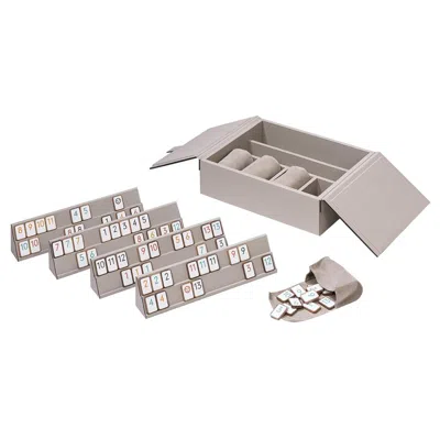 Pre-owned Giobagnara Rummikub Game Set In Brown