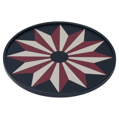 Pre-owned Giobagnara San Marco Round Mini Tray #2 In Black