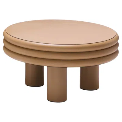 Pre-owned Giobagnara Scala Leather Coffee Table By Stephane Parmentier X  In Brown