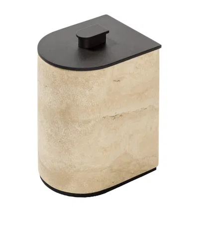 Giobagnara Small Marble-effect Nobble Box In Brown