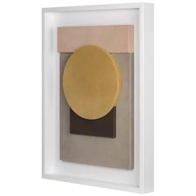 Pre-owned Giobagnara Tabou Decorative Wall Sculpture With White Frame #5