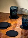 Giobagnara Tao Leather Coasters (set Of 6)