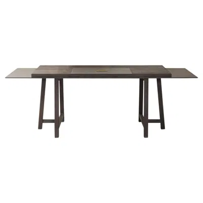 Pre-owned Giobagnara Temaki Pinewood Console Table By Stephane Parmentier X  In Brown