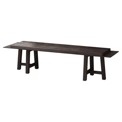 Pre-owned Giobagnara Temaki Pinewood Low Console Table By Stephane Parmentier X  In Brown