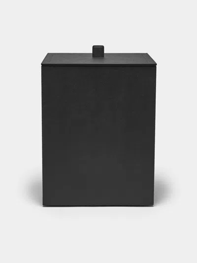 Giobagnara Walter Leather Wastepaper Bin