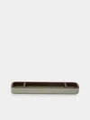 Giobagnara X Poltrona Frau Leather Flat Pen Holder In Multi