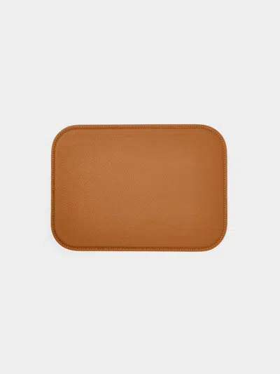 Giobagnara X Poltrona Frau Leather Mouse Pad In Brown