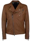 Giocasta Biker Jacket In Brown