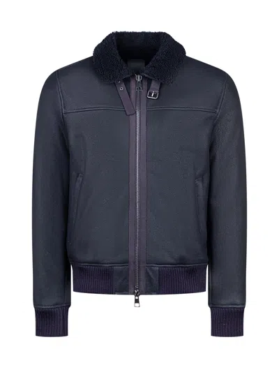 Giocasta Nappa Jacket In Blue