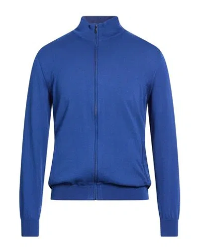 Gioferrari Man Cardigan Blue Size 42 Cotton