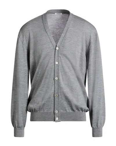 Gioferrari Man Cardigan Light Grey Size 46 Merino Wool In Gray