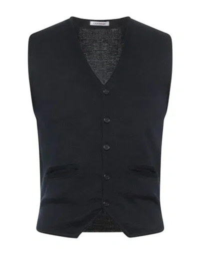 Gioferrari Man Cardigan Midnight Blue Size 36 Merino Wool, Acrylic