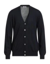 Gioferrari Man Cardigan Navy Size 48 Wool In Black