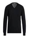 Gioferrari Man Sweater Black Size 50 Merino Wool