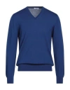 Gioferrari Man Sweater Blue Size 48 Merino Wool