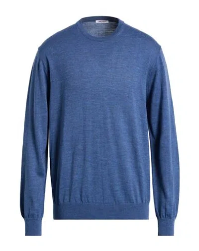 Gioferrari Man Sweater Blue Size 48 Merino Wool