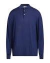 Gioferrari Man Sweater Blue Size 48 Merino Wool