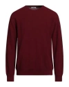 Gioferrari Man Sweater Burgundy Size 46 Merino Wool, Viscose, Polyamide, Cashmere