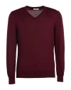 Gioferrari Man Sweater Burgundy Size 50 Merino Wool