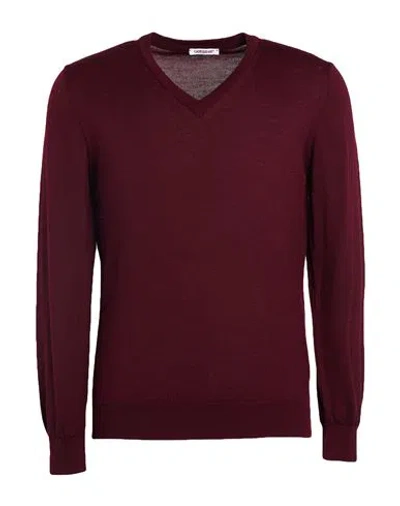 Gioferrari Man Sweater Burgundy Size 50 Merino Wool