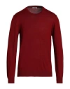 Gioferrari Man Sweater Burgundy Size 50 Wool In Red