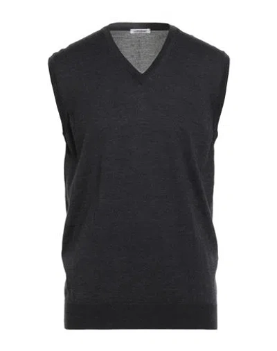 Gioferrari Man Sweater Charcoal Size 48 Merino Wool In Gray