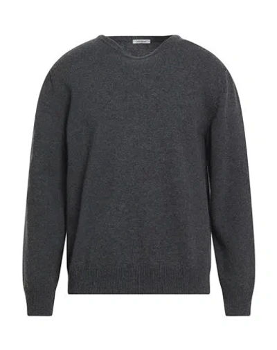 Gioferrari Man Sweater Charcoal Size 50 Lambswool, Polyamide In Gray