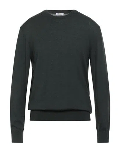 Gioferrari Man Sweater Dark Green Size 44 Merino Wool In Gray