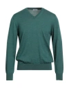Gioferrari Man Sweater Emerald Green Size 50 Merino Wool