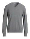 Gioferrari Man Sweater Grey Size 42 Wool, Viscose, Polyamide, Cashmere In Gray