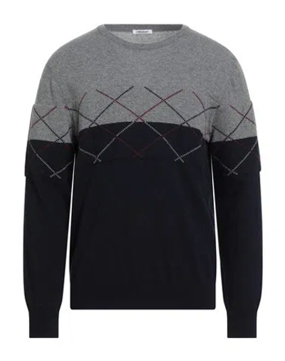 Gioferrari Man Sweater Grey Size 44 Lambswool, Polyamide In Gray