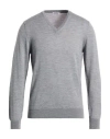 Gioferrari Man Sweater Grey Size 50 Merino Wool In Gray