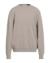 Gioferrari Man Sweater Khaki Size 46 Merino Wool, Viscose, Polyamide, Cashmere In Neutral