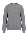 Gioferrari Man Sweater Light Grey Size 44 Merino Wool, Viscose, Polyamide, Cashmere In Gray