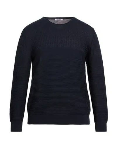 Gioferrari Man Sweater Midnight Blue Size 40 Cotton