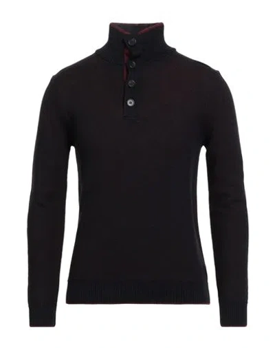 Gioferrari Man Sweater Midnight Blue Size 48 Merino Wool, Acrylic In Black