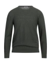 Gioferrari Man Sweater Military Green Size 42 Linen, Polyamide In Green