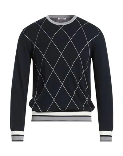 Gioferrari Man Sweater Navy Size 38 Cotton In Black