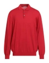 Gioferrari Man Sweater Red Size 48 Merino Wool In Red