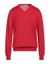 Gioferrari Man Sweater Red Size 50 Merino Wool