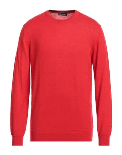 Gioferrari Man Sweater Tomato Red Size 44 Wool