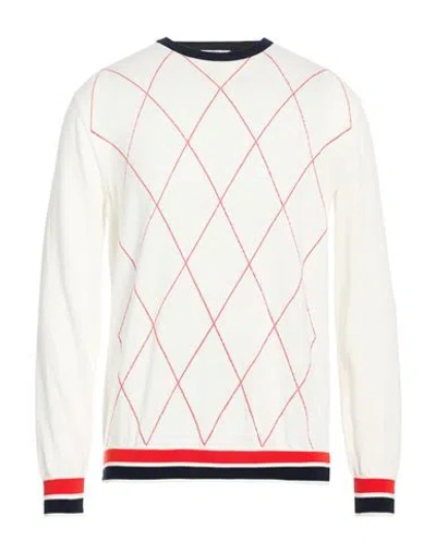 Gioferrari Man Sweater White Size 42 Cotton