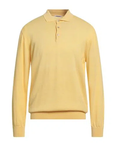 Gioferrari Man Sweater Yellow Size 46 Merino Wool