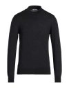 Gioferrari Man Turtleneck Charcoal Size 50 Merino Wool In Black