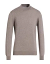 Gioferrari Man Turtleneck Light Brown Size 50 Merino Wool